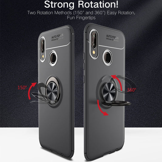 NALIA Ring Hülle für Huawei P20 Lite, Schutz Cover magnetisch Silikon Handy Case