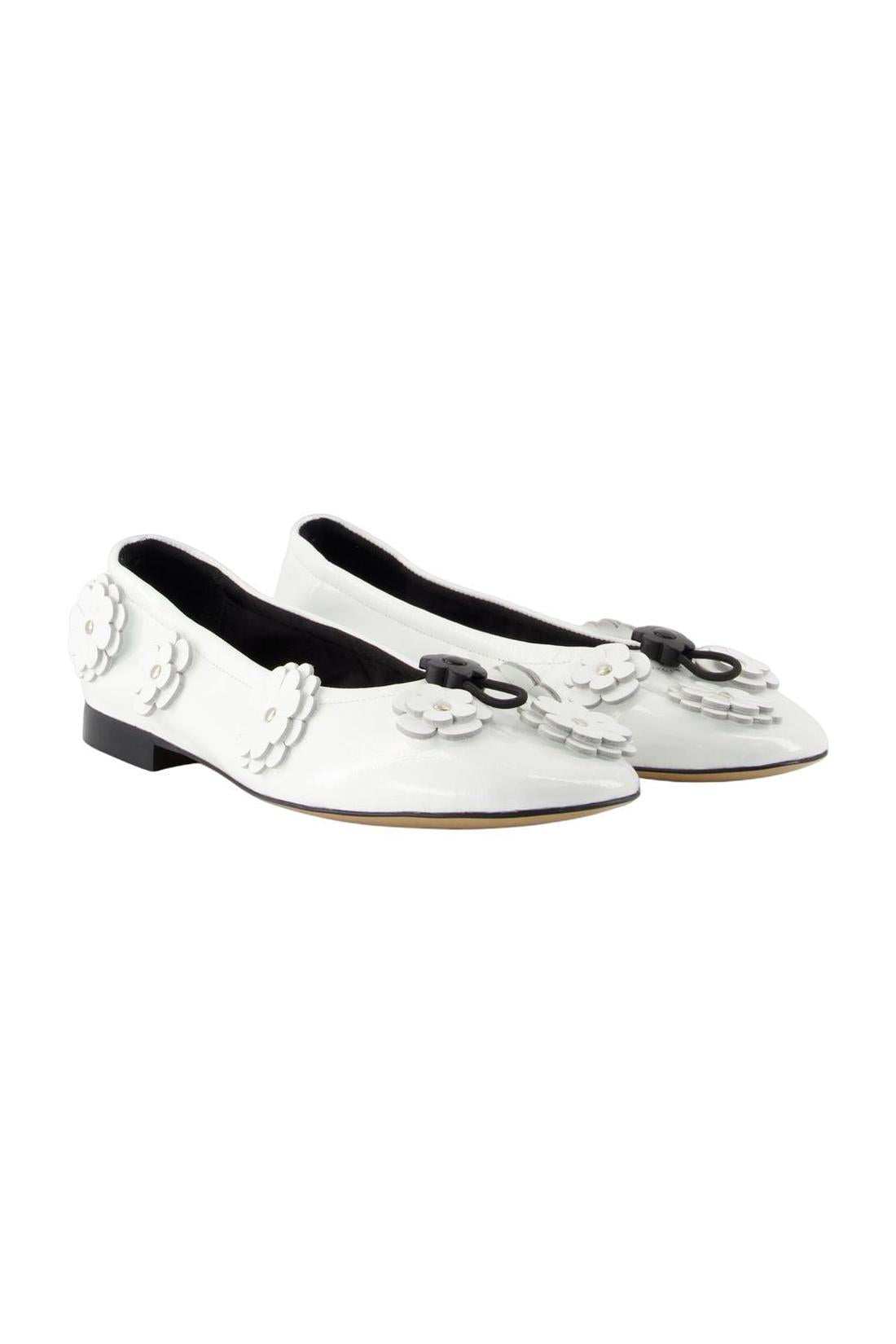 Brielle Ballerinas - CECILIE BAHNSEN - Leder - Weiß