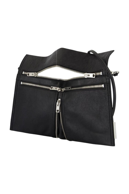 Geo Medium Schultertasche - Alexander Wang - Leder - Schwarz
