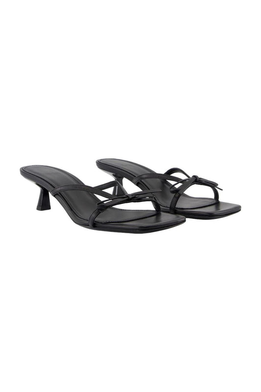 Sandalen Jackie Heels Black - ANINE BING - Leder - Schwarz