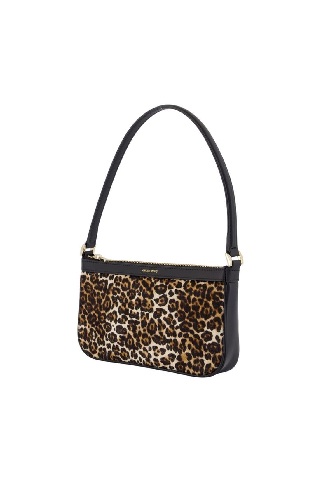 Mini Elly Schultertasche - ANINE BING - Leder - Schwarz