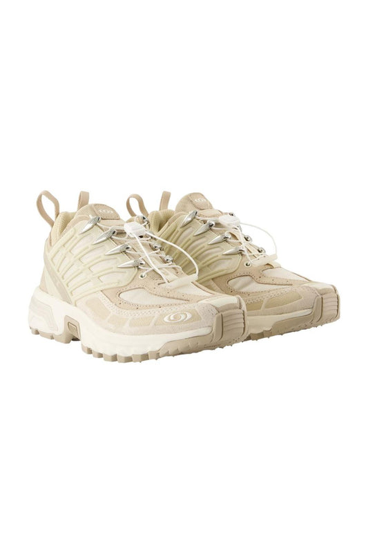 Sneakers Acs Pro Ltr - SALOMON - Leder - Beige