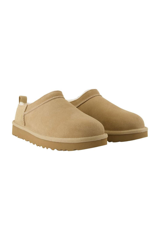 Klassische Micro Stiefeletten - UGG - Leder - Beige