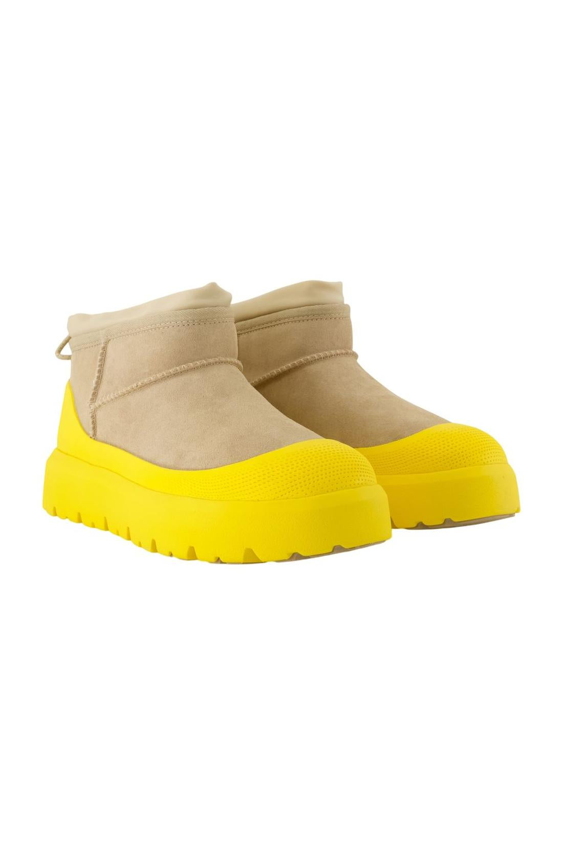 Cl Ultra Mini Weather Hybrid Stiefeletten - UGG - Leder - Beige