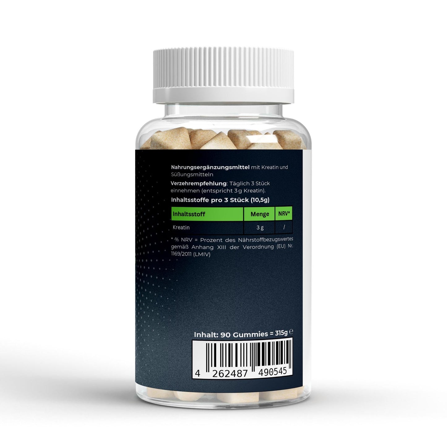 Kreatin Gummies – Zuckerfrei, Vegan & Leistungsstark - 90 Stk.