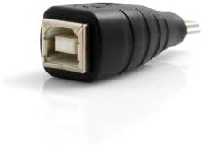 SYSTEM-S Mini USB Stecker auf USB Buchse Adapterkabel Adapterstecker Adapter Converter