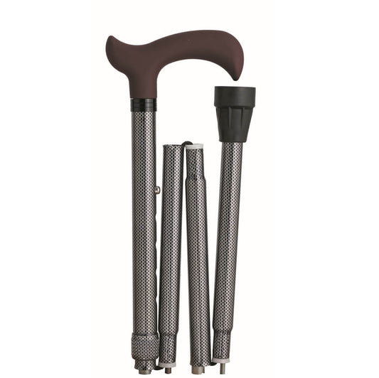 Faltstock Design, faltbar, höhenverstellbar, 110 kg in stilvollen Mustern