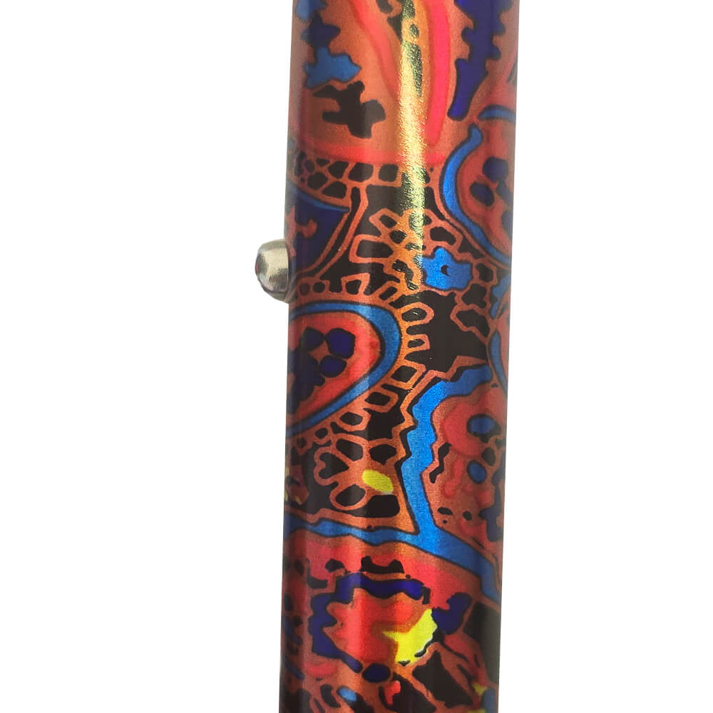 Faltstock Design, faltbar, höhenverstellbar, 110 kg in stilvollen Mustern