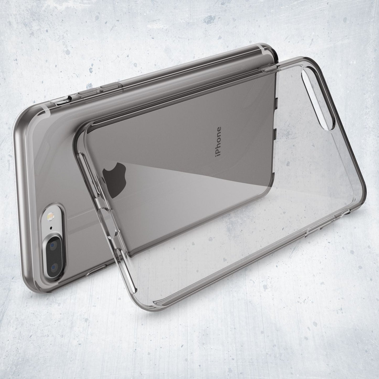 NALIA Handyhülle IPhone 8 Plus/7 Plus Ultra Slim Silikon Case - Kompatibel, Dünn, Transparent