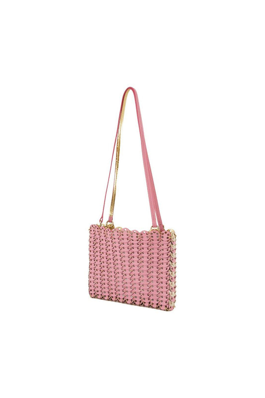 Handtasche - Rabanne - Leder - Rosa
