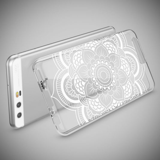 NALIA Huawei P10 Hülle Slim Silikon Transparent Crystal Motiv Case - Dünn Leicht Schutz