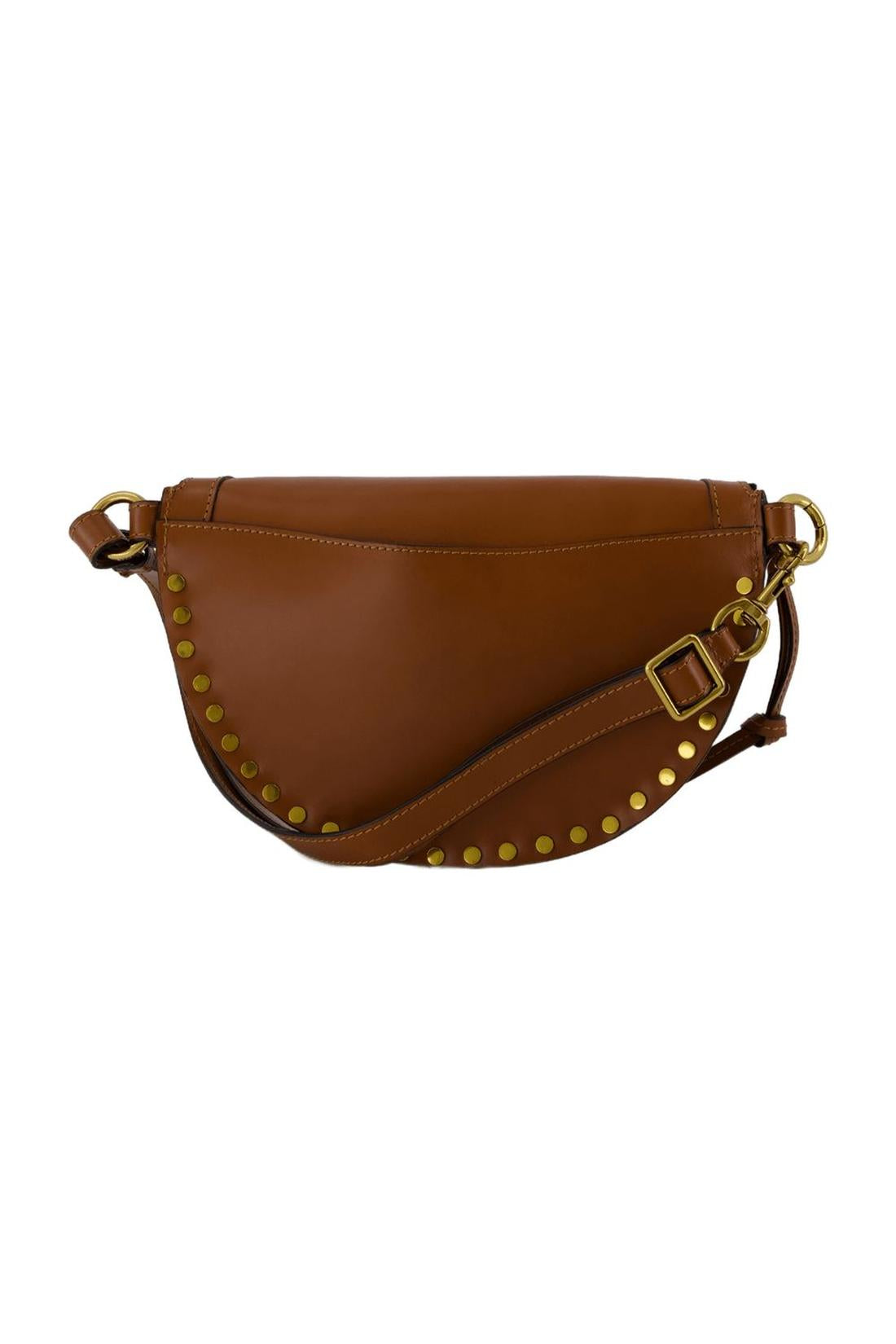 Skano Gz Schultertasche - Isabel Marant - Leder - Braun
