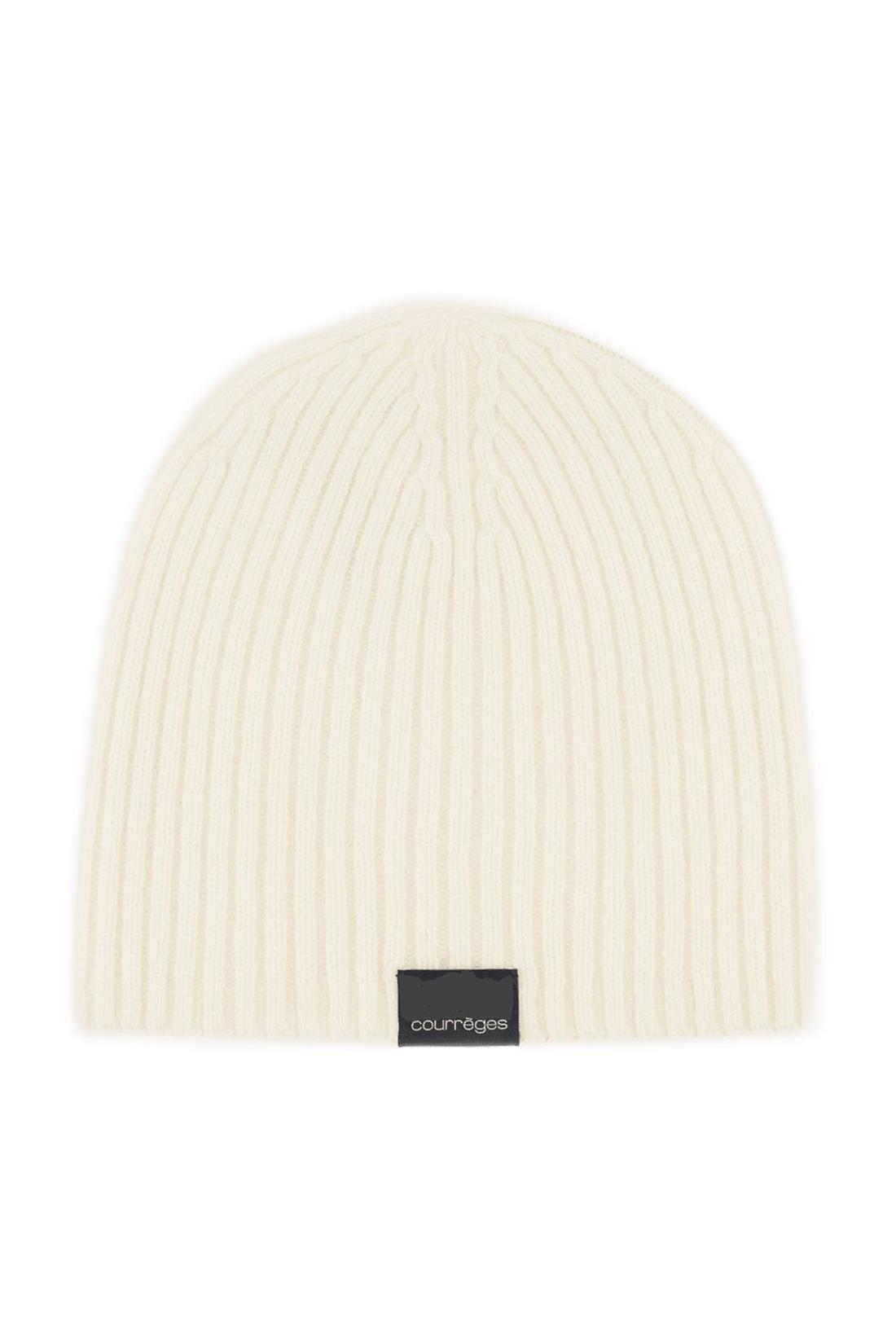 Ac Ribbed Mütze - Courreges - Wolle - Neutral