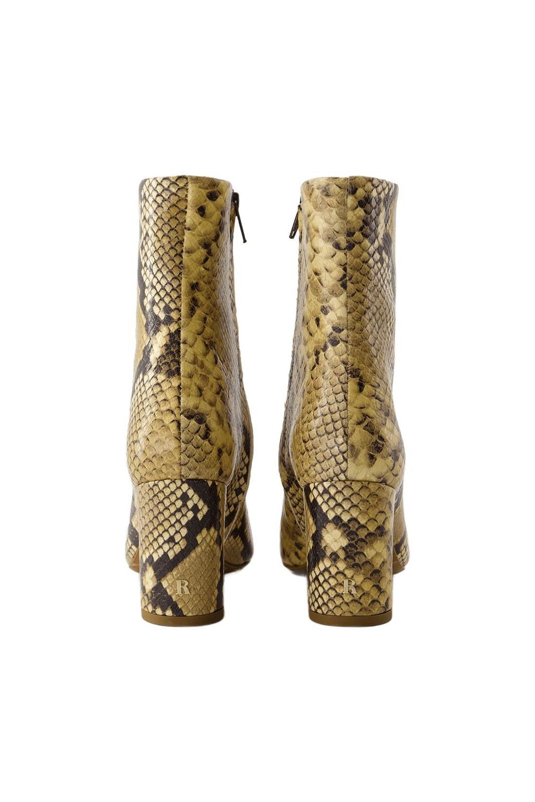Celeste Stiefeletten - Rouje - Leder - Python Natural
