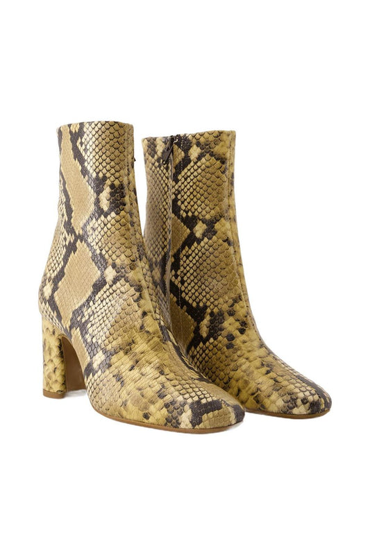 Celeste Stiefeletten - Rouje - Leder - Python Natural
