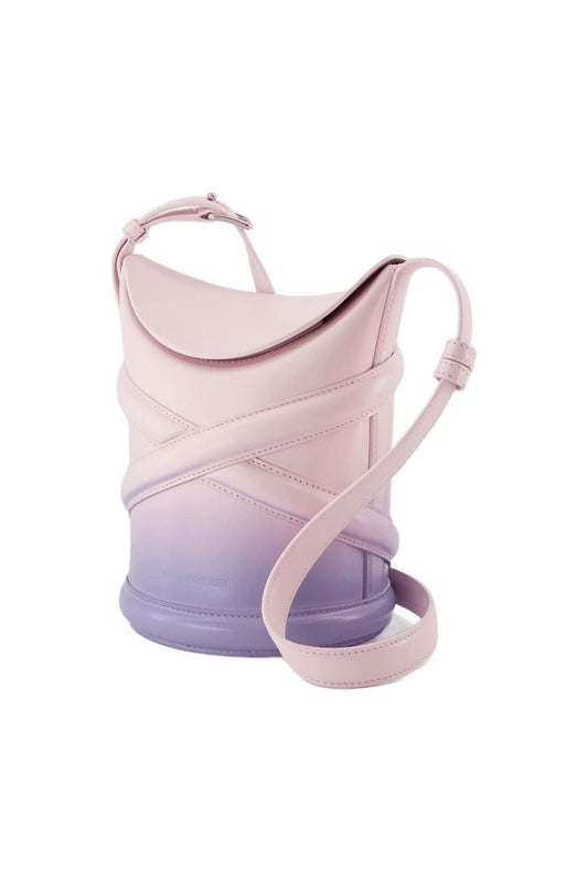 The Curve Hobo Bag - Alexander Mcqueen - Lilac/Pink - Leather