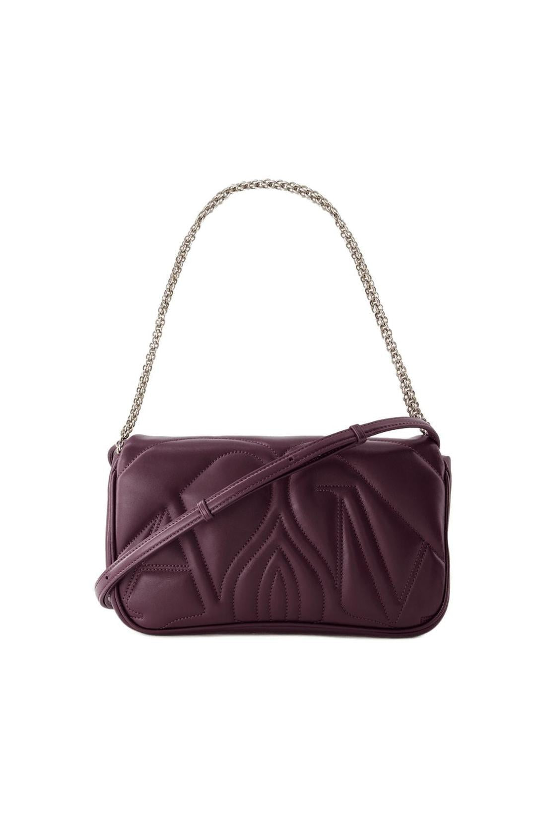 Tasche The Seal Small - Alexander Mcqueen - Leder - Night Shade