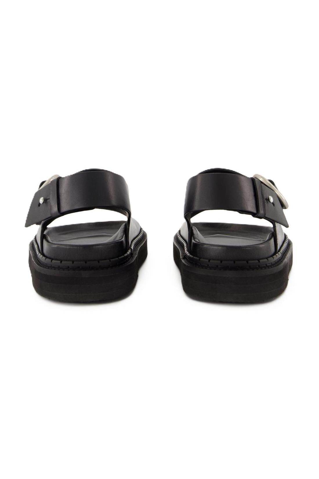 Fussbet Sandalen - AMI Paris - Leder - Schwarz
