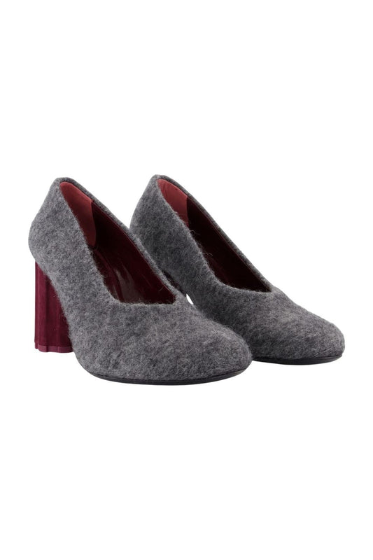 Pumps Sv809 - AMI Paris - Wolle - Grau
