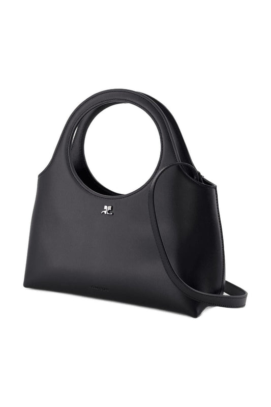 Holy Day Schultertasche - Courreges - Leder - Schwarz