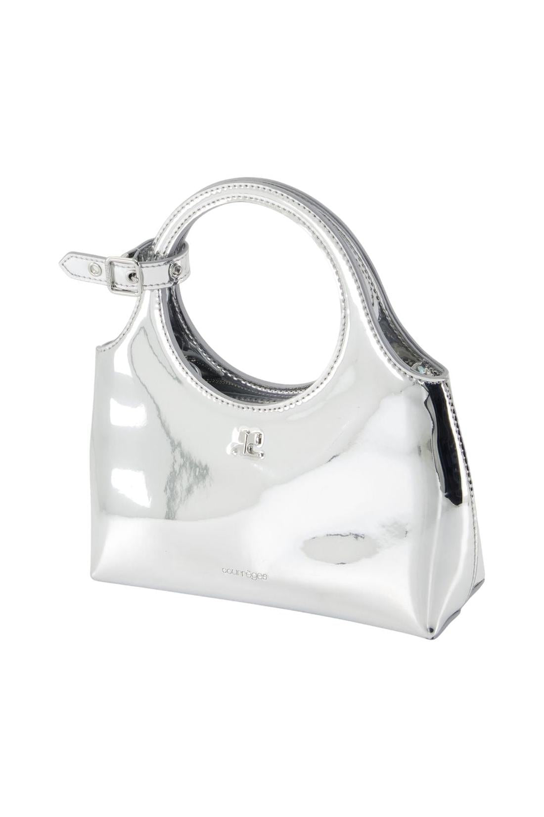 Mini Holy Day Mirror Handtasche - Courreges - Synthetik - Silber