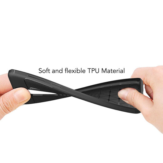 Samsung Galaxy S9 Plus Leder Look Handy Hülle von NALIA, Slim Silikon Case Cover