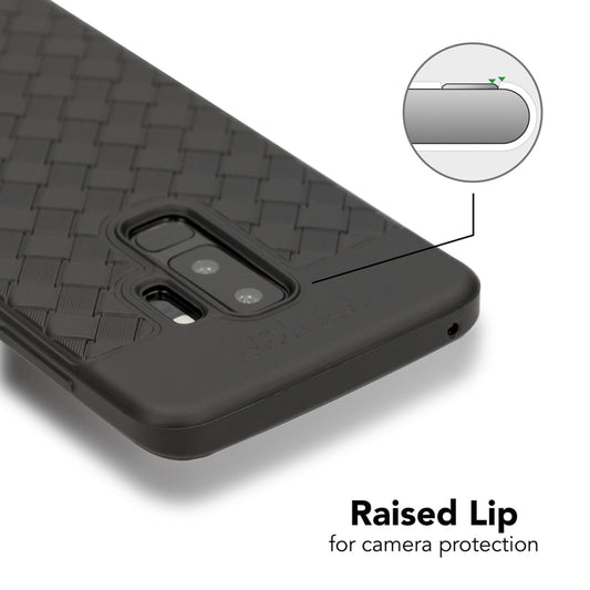 Samsung Galaxy S9 Plus Handy Hülle von NALIA, gewebtes Muster TPU Silikon Case