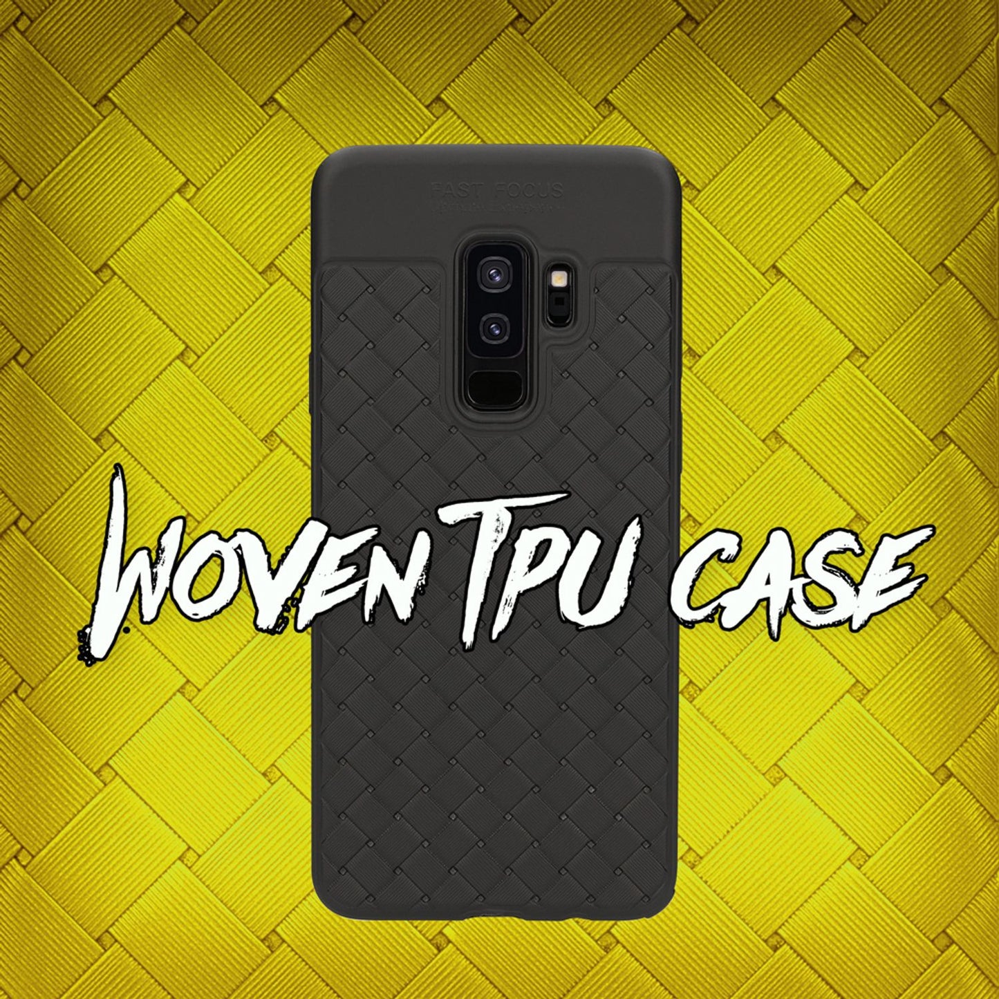 Samsung Galaxy S9 Plus Handy Hülle von NALIA, gewebtes Muster TPU Silikon Case