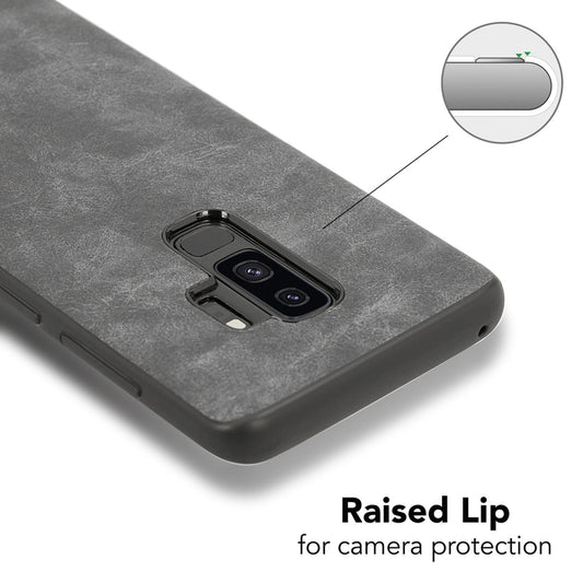 Samsung Galaxy S9 Plus Kunstleder Hülle von NALIA, Schutzhülle Dünne Handy Hülle