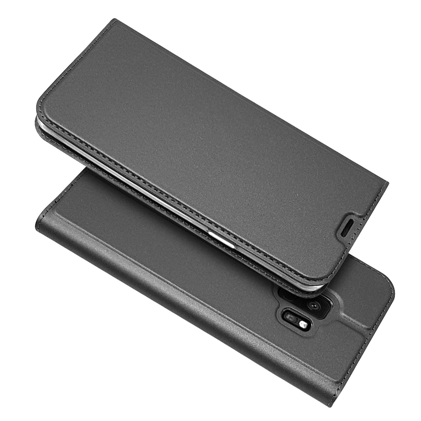 Samsung Galaxy S9 Hülle Klapphülle von NALIA, Slim Kickstand Handyhülle Flip-Case Cover