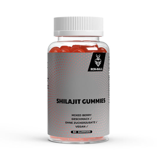 Jeleuri Shilajit Premium 1000mg + Vitamina C, B6, B12 - 60 bucăți