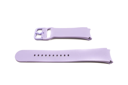 Armband 22 mm aus Silikon für Samsung Galaxy Watch 6 Smartwatch in Lila