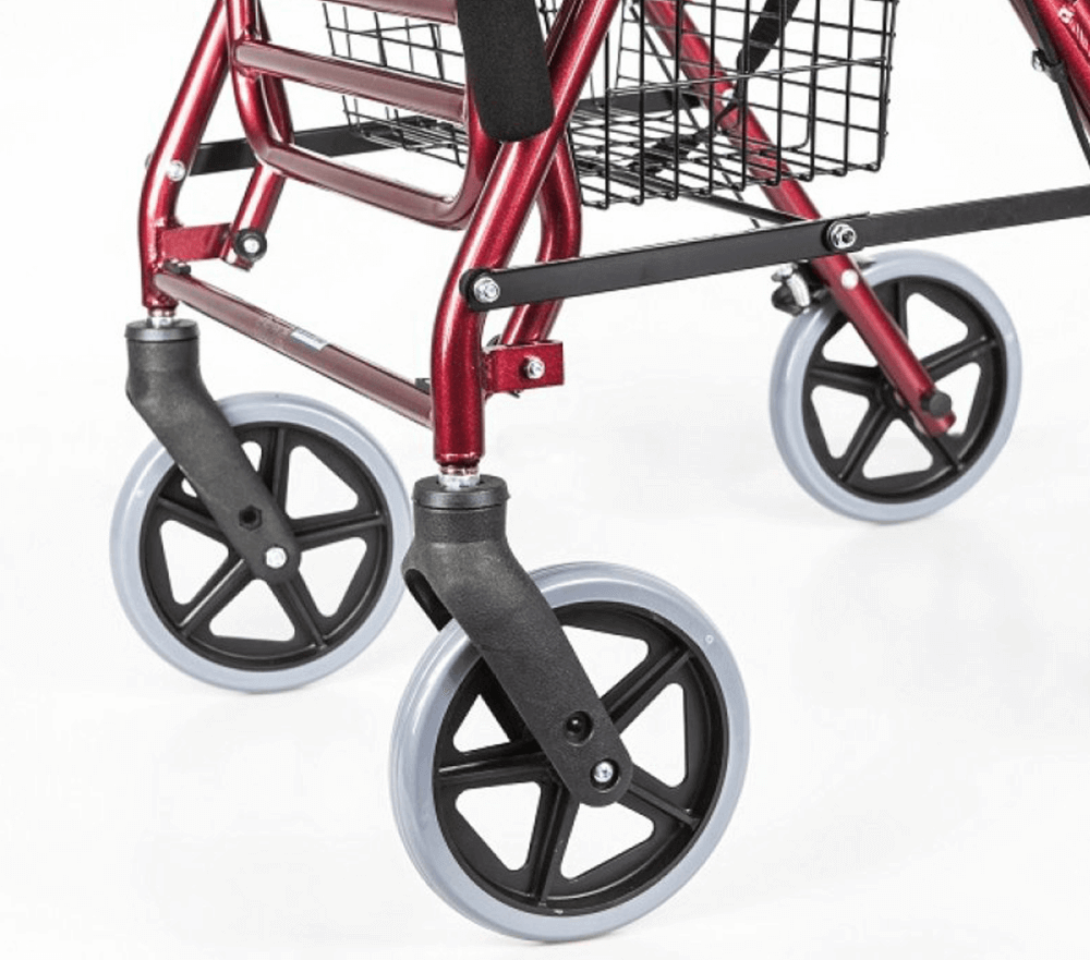 Rollator din aluminiu cu suport pentru picioare - AT51018