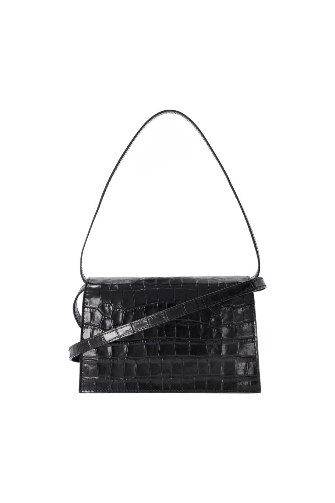 Mini Folder Schultertasche - Coperni - Leder - Schwarz