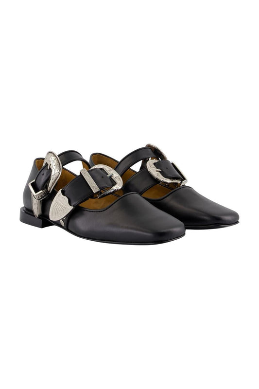 Ballerinas Aj1408 - Toga Pulla - Leder - Schwarz