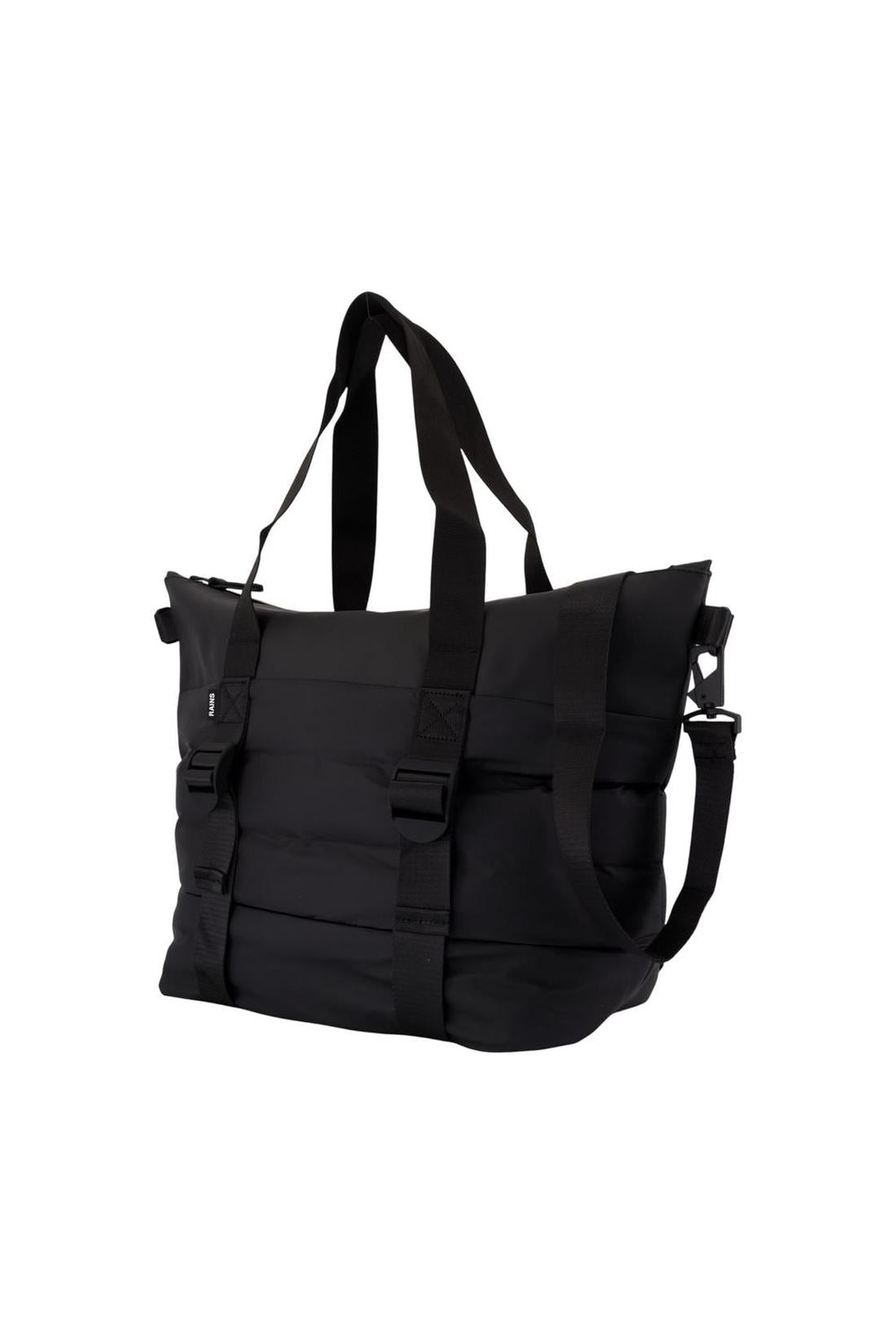 Cabas Puffer Mix Tote Bag Mini W3 - RAINS - Synthetik - Schwarz