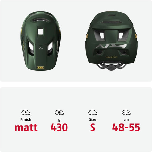 ABUS MTB-Helm YouDrop FF Fullface - Größe S, Belüftung, Gewicht Leicht