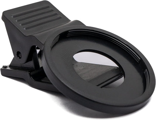 SYSTEM-S ND32 Filter 37 mm Neutraldichtefilter Graufilter mit Clip für Smartphone
