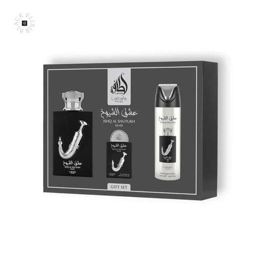 Lattafa Pride Ishq al Shuyukh Silver Giftset Eau de Parfum
