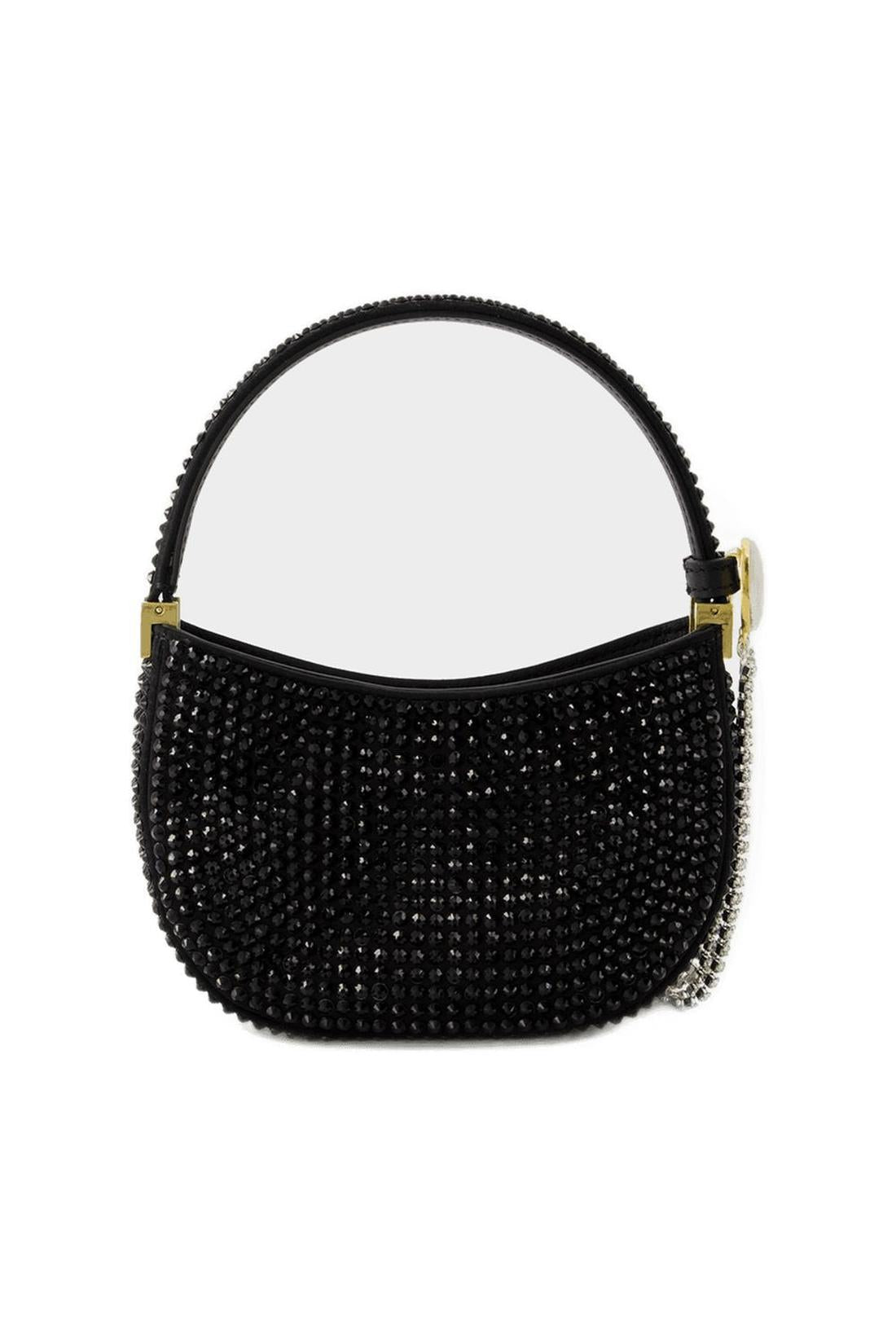 Hobo Bag Micro Vesna Crystal - Magda Butrym - Kristall - Schwarz