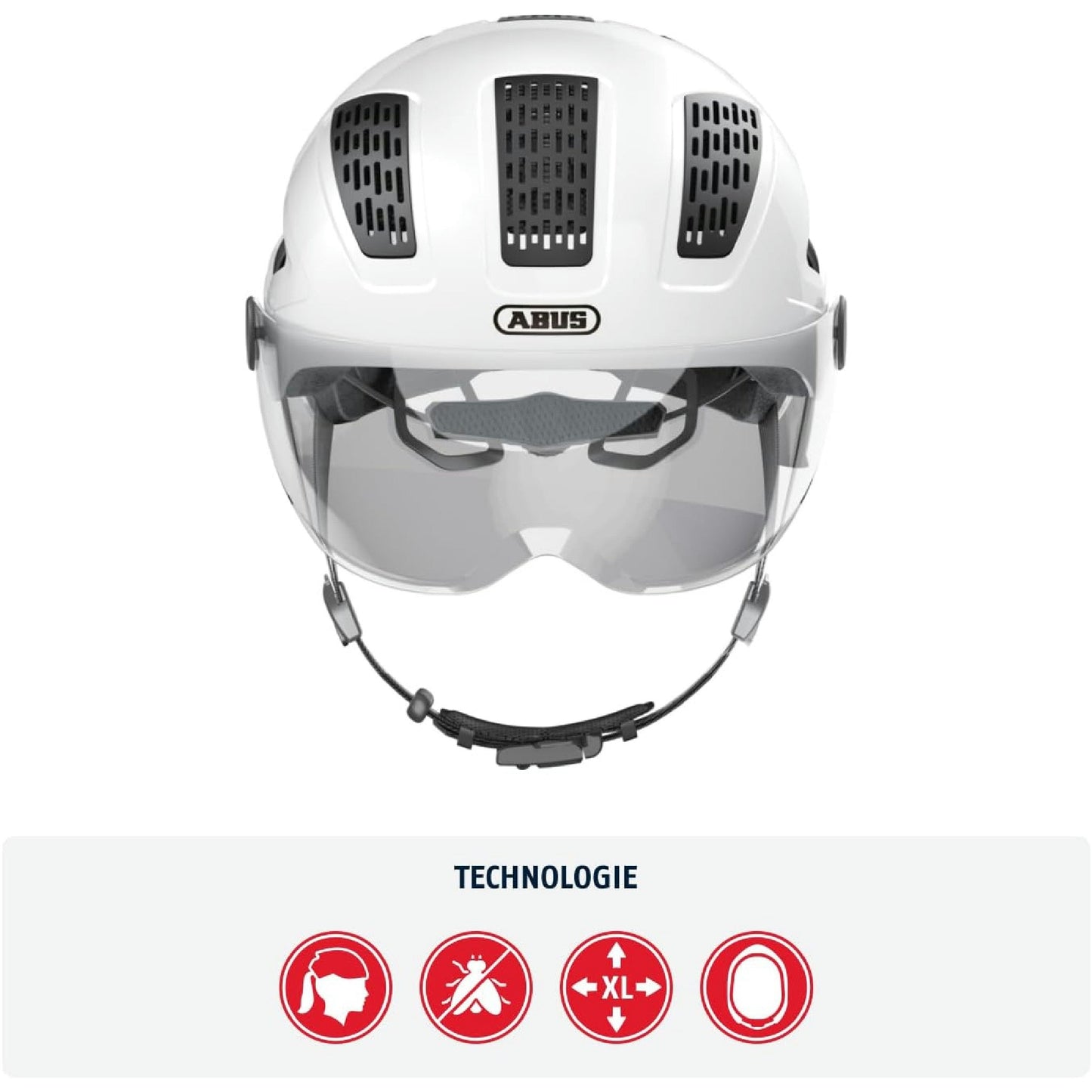 ABUS Stadthelm Hyban 2.0 ACE Integriertes Licht - Größe M, Gewicht