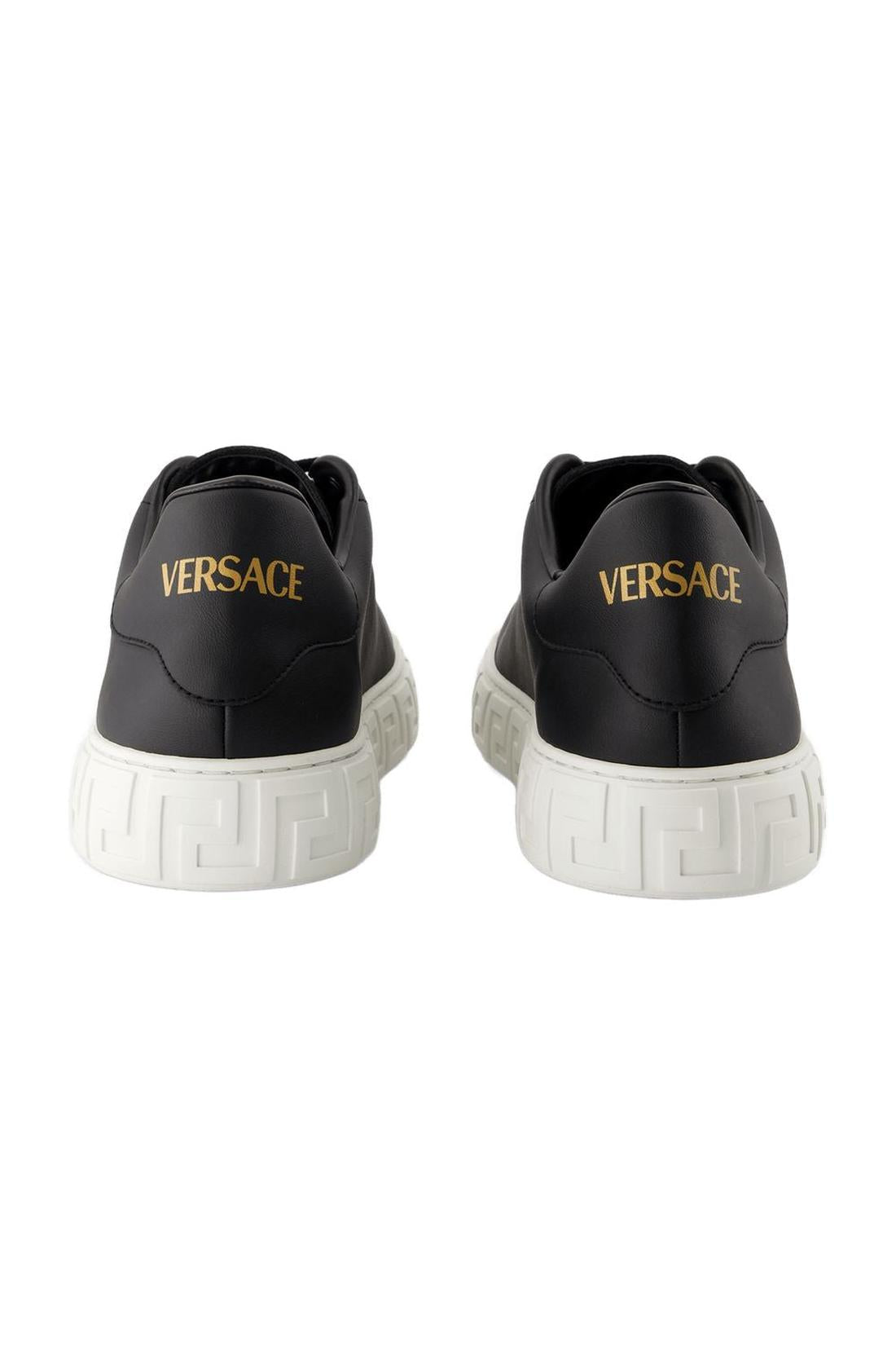 Sneakers - Versace - Leder - Schwarz