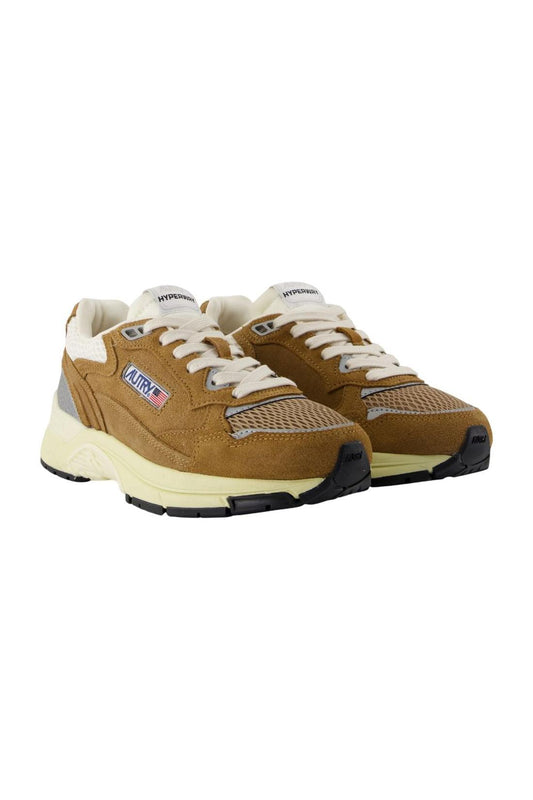 Hyperway Sneakers - Autry - Leder - Khaki