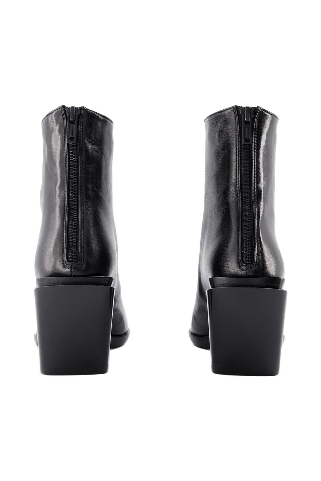 Florentine Ankle Boots - Ann Demeulemeester - Black - Leather