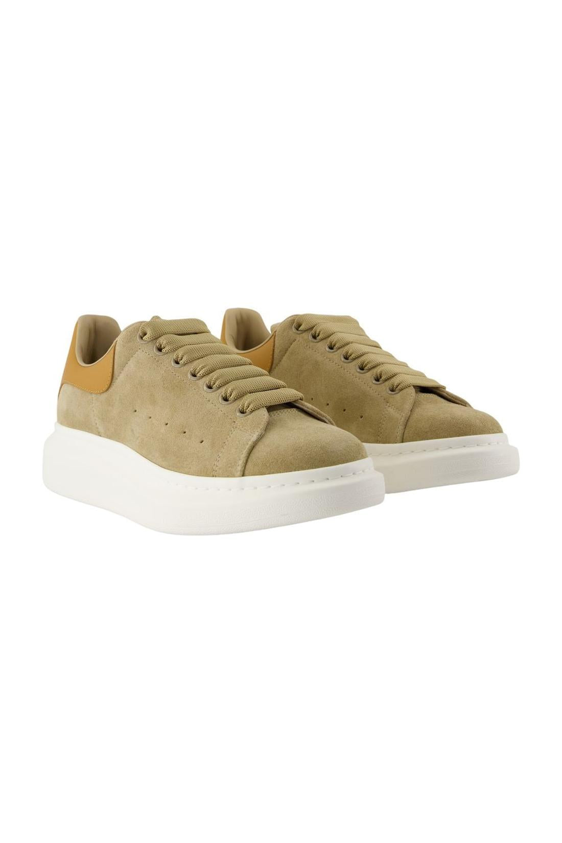 Oversize Sneakers - Alexander McQueen - Leder - Beige