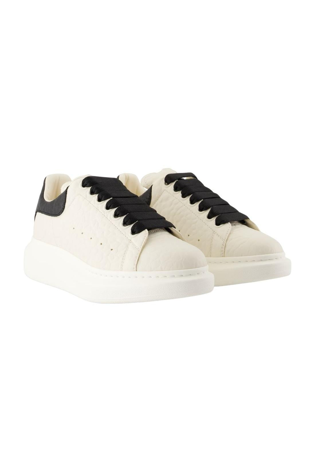 Oversized Sneakers - Alexander Mcqueen - White - Leather