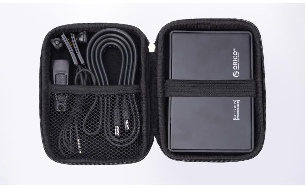 Festplatten-Tasche 2025: ORICO 2.5 Inch HDD Box Portable Hard Drive Bag Storage Protection Collection