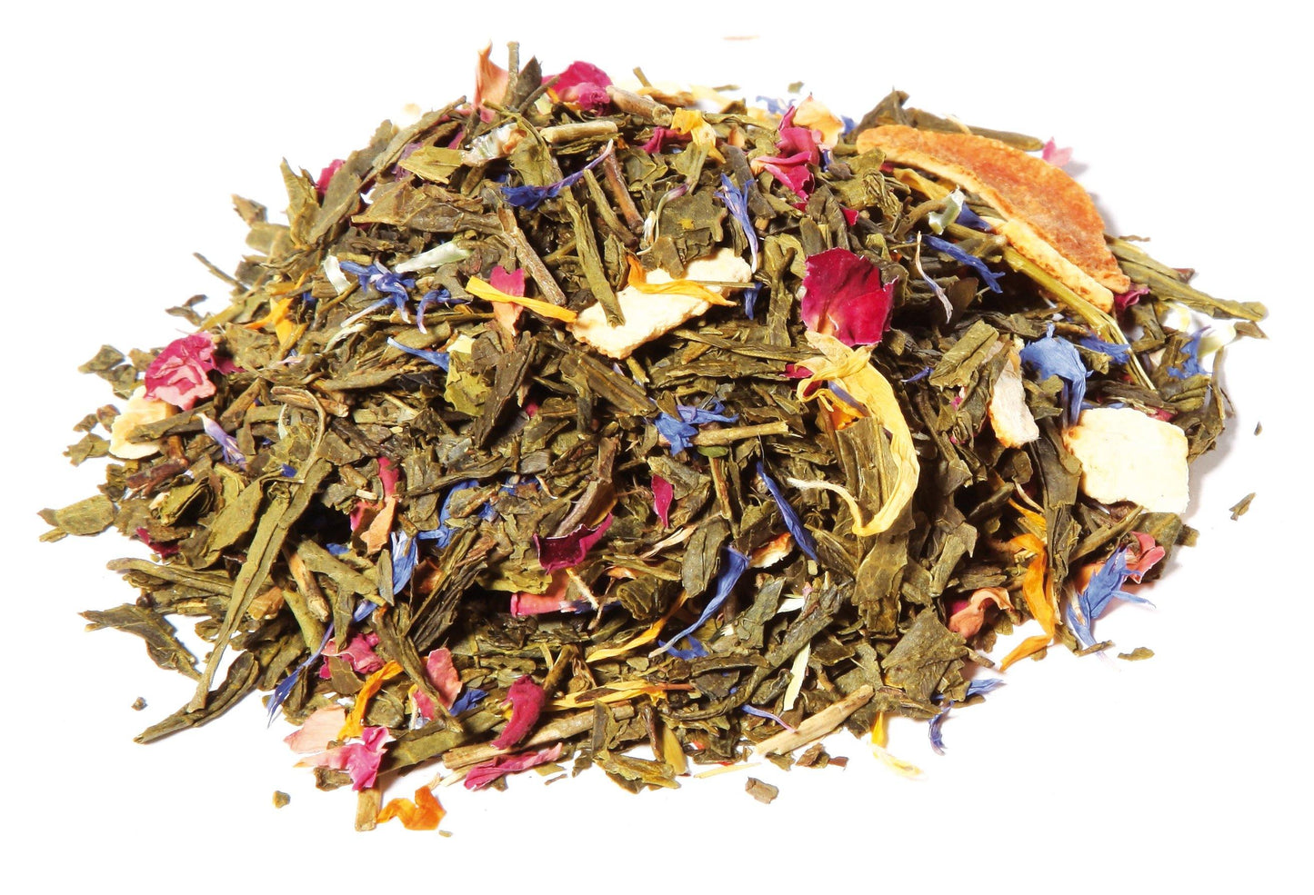 Teekrone Green Tea Fruit Dream Fruity Mango-Portocală - Conținut 100 g, Porție 2 g