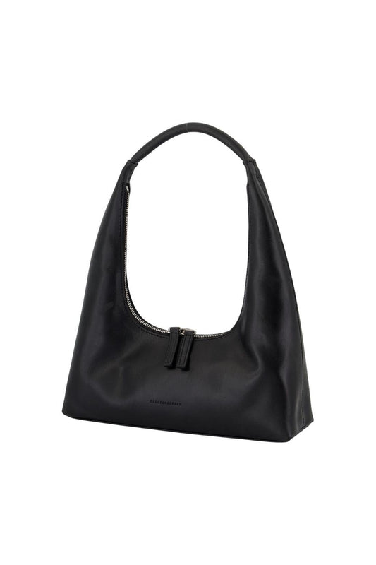 Hobo-Schultertasche - Margesherwood - Leder - Schwarz