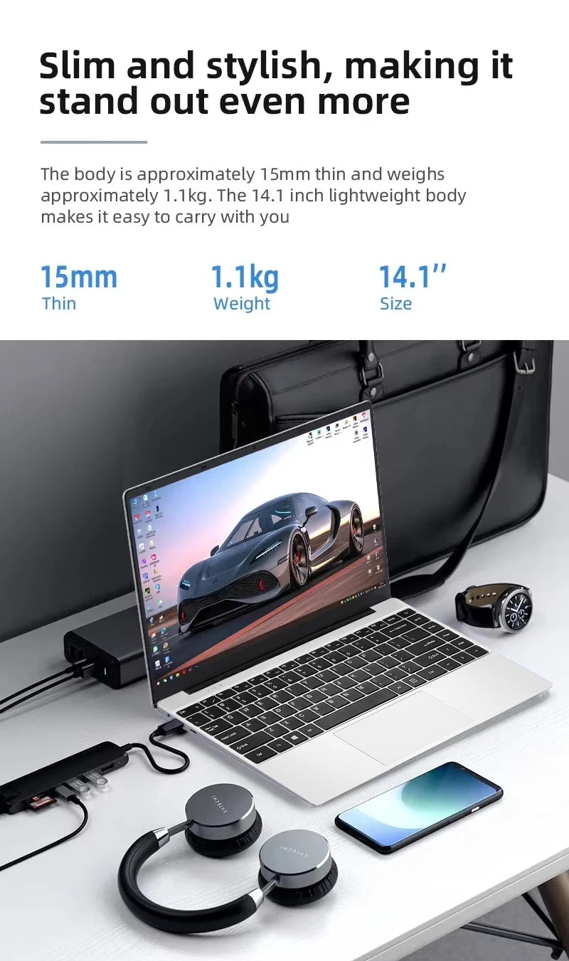 Intel Core i7-7500U Gaming-Laptop - 12GB/1TB/14,1 Zoll